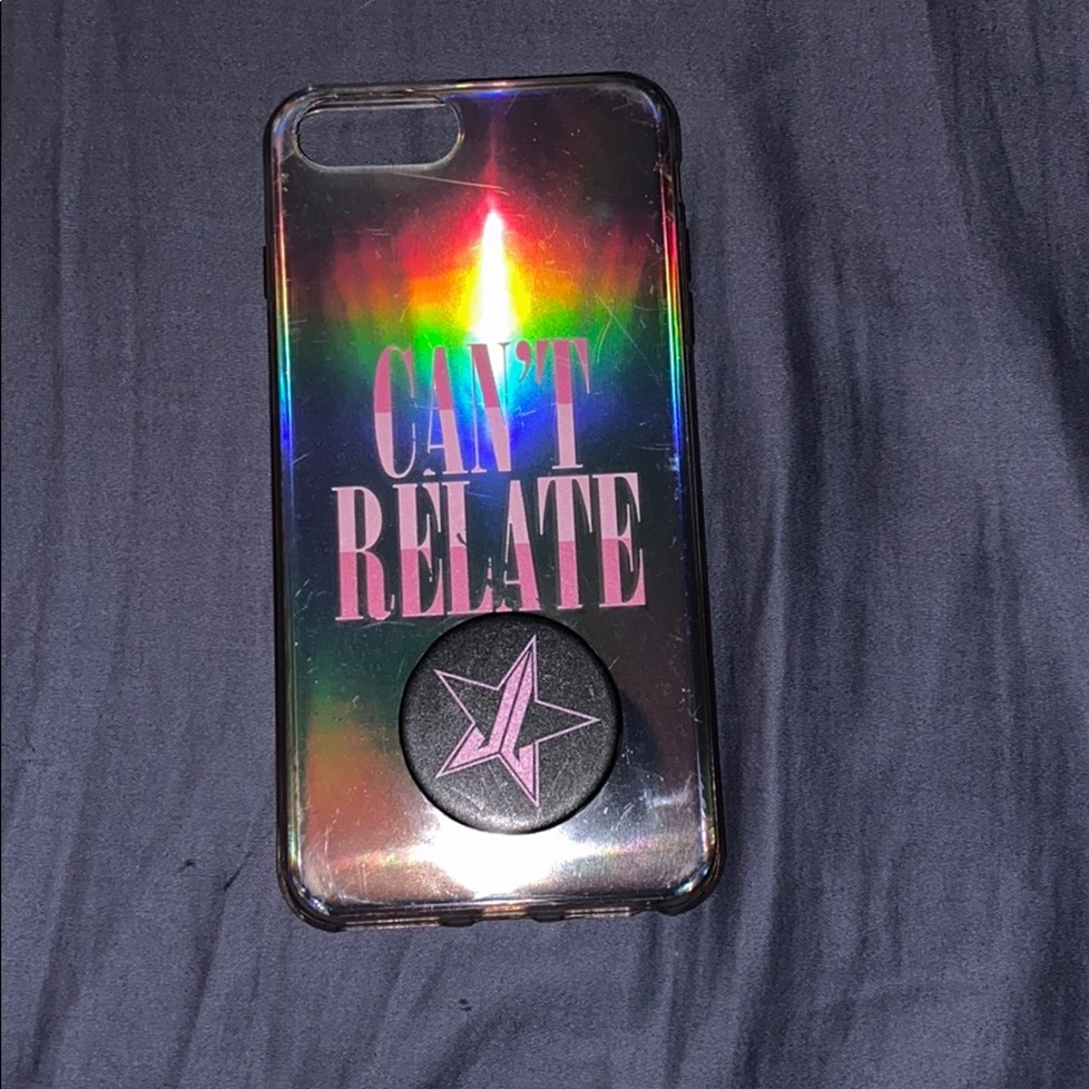 JEFFREE STAR IPHONE CASE WITH POP SOCKET